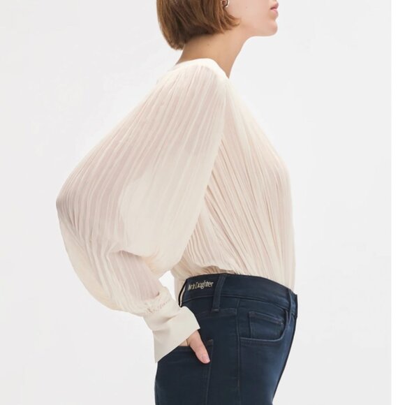 NWT Favorite Daughter The Change Me Bodysuit XS/S/M Ivory - Picture 3 of 8